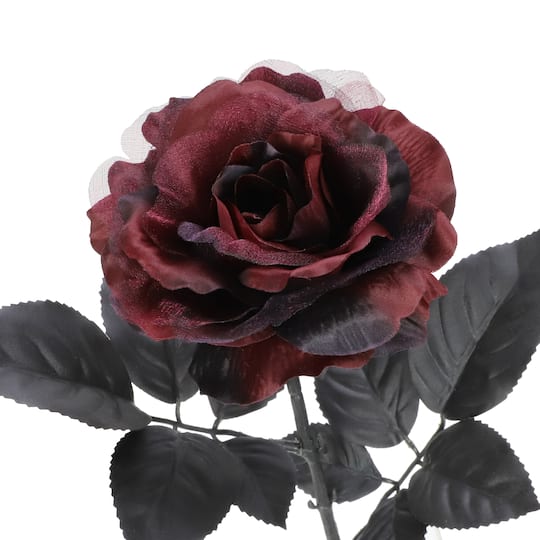 26" Burgundy & Black Rose Stem by Ashland®